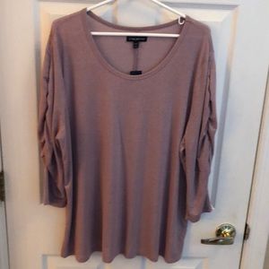 Lane Bryant Mauve Pink Tunic Sz 18/20